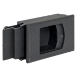 Защёлка пластиковая LS735 чёрная