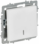 BRITE Выключ. 1-кл. с инд. 10А ВС10-1-1-БрАБ а/б IEK