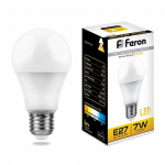 Лампа светодиодная, (7W) 230V E27 2700K A60, LB-91 Лампа светодиодная, (7W) 230V E27 2700K A60, LB-91