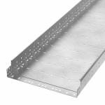 Лоток перфорированный Профи INOX (AISI 304) 500х100х6000 (2,0 мм) (12 м/уп) Промрукав