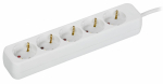 UMA Удлинитель У05 5 мест 3м 3х1мм2 10А бел. IEK