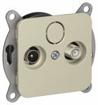 FLITE Роз. 2-я TV+SAT экр. оконечная РТВс-2-1-1-ФлШ шам. IEK