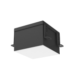 Светодиодный светильник VARTON DL-Grill CRI90 для потолка Грильято 150х150 мм встраиваемый 24 Вт 4000 К 136х136х80 мм IP54 RAL9005 черный муар DALI