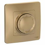 Светорегулятор 400Вт поворотно-нажимной с/у титан Blanca Systeme Electric