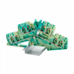 Клемма заземляющая 2уровней 115.2мм на DIN-рейку 2.5мм² ширина ячейки5.2 без торцевой изолирующей пластины DKC (ДКС) Nuputuk