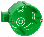 Коробка подрозетник с/у в бетон 68х45 зеленая КМ40004-10 IEK (1/250)