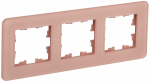 Рамка 3гн стекло дымчатый РУ-3-2-Бр RE BRITE IEK (5/50)