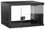 Шкаф наст. 6U 600х450мм стекл. дв. чер. GENERICA Шкаф наст. 6U 600х450мм стекл. дв. чер. GENERICA