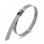 Хомут кабельный (стяжка) 200ммx7.9ммx0.38мм металл серый Fortisflex