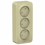 Розетка 3гн без З/К шторки о/у крем изол.пласт. 16А IP20 Blanca Schneider Electric (1/6) Розетка 3гн без З/К шторки о/у крем изол.пласт. 16А IP20 Blanca Schneider Electric (1/6)