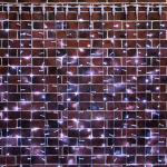 Гирлянда Занавес 2x9м 1200 LED БЕЛЫЙ прозрачный ПВХ IP65 эффект мерцания 230В соединяется, нужен блок 303-500-1