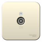 Розетка 1гн ТВ коннектор о/у молочный изол.пласт.  IP20 Blanca Systeme Electric (1/18)