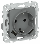 FLITE Роз.с з/к/ш 16А USB AA 3,1А РСЮша11-0-ФлМА м/а IEK