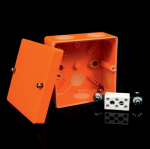 Коробка огнестойкая Е90, 101х101х62, IP66, с керамическим клеммником 3x1,5-10 мм2 KSK 100 (PO10J)