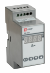 Амперметр щитовой на DIN-рейку 0-9999 модульный через трансформатор тока калиброванный класс точности 0.5 EKF