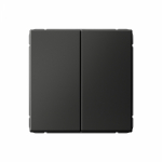 Выключатель 2кл с/у базальт механизм быстрозажим ArtGallery Systeme Electric (1/20)