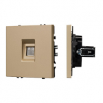 Механизм компьютерной розетки SCT-NOBE-MPC1-SFPL-GD (RJ-45, CAT6) (Arlight, Золотой песок) Механизм компьютерной розетки SCT-NOBE-MPC1-SFPL-GD (RJ-45, CAT6) (Arlight, Золотой песок)