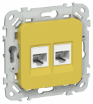 FLITE Роз 2я RJ45/RJ11 кат.5Е/3 UTP РКТ5е/3-2-0-ФлЖК ж/к IEK FLITE Роз 2я RJ45/RJ11 кат.5Е/3 UTP РКТ5е/3-2-0-ФлЖК ж/к IEK