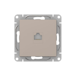 Механизм розетки RJ11, кремовый Эпика EKF