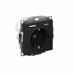 Розетка 1гн c З/К+2хUSB typeА+ typeС с/у карбон механизм 16А AtlasDesign Systeme Electric (1) Розетка 1гн c З/К+2хUSB typeА+ typeС с/у карбон механизм 16А AtlasDesign Systeme Electric (1)