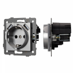 Механизм розетки с USB зарядкой SCT-MUAA-PL-GR-V (250V, 16A) (Arlight, -)