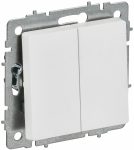 BRITE Выключ. 2-кл. 10А ВС10-2-0-БрАБ а/б IEK