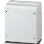 Корпус навесн. 1 ряд 8 мод. пластик серый 220x205x140мм IP65 c DIN-рейкой ABB