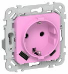 FLITE Роз.с з/к/ш 16А USB AC 20Вт РСЮшс11-0-ФлПр пур IEK FLITE Роз.с з/к/ш 16А USB AC 20Вт РСЮшс11-0-ФлПр пур IEK