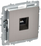 BRITE Роз. комп. RJ45 кат.5E РК10-БрГН мет х/н IEK BRITE Роз. комп. RJ45 кат.5E РК10-БрГН мет х/н IEK