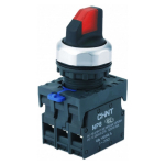 Переключатель подсвет. NP8-10XD/224, 2 полож. самовозв., красн., AC110-230В(LED), 1НО, IP65 (R)