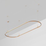 Основание ART-APRIORI-OVAL-HANG-3000x1000 (GD) (Arlight, IP20 Металл, 3 года) Основание ART-APRIORI-OVAL-HANG-3000x1000 (GD) (Arlight, IP20 Металл, 3 года)