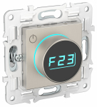 SKANDY Термостат электронный с инд. SK-T01N никель IEK