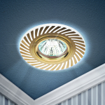 DK LD39 WH/GD /1 Светильник ЭРА декор cо светодиодной подсветкой MR16, белый/золото (50/1500) DK LD39 WH/GD /1 Светильник ЭРА декор cо светодиодной подсветкой MR16, белый/золото (50/1500)