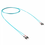 Оптический коммутационный шнур двухволоконный (Duplex) ST-UPC/ST-UPC, 50/125 OM3, 20 м