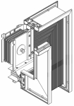 Секция Z вниз прав. 800А Al 3L+N+PER IP55 тран. IEK