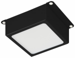 Светильник светодиодный 8Вт 4000K 740Лм Домино Черный грильято 100х100 DVO21-08-O-4K80-5-B ЭРА