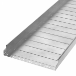 Лоток неперфорированный Профи INOX (AISI 304) 600х100х3000 (1,0 мм) (6 м/уп) Промрукав