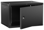 ITK LINEA W Шкаф 6U 600х450мм дверь металл черный 2.0