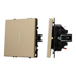ARL NOBE Выключатель 1 кл подсветка софт-тач золотой песок SWT-MK01-SFPL-L-GD (250V, 10A) (Arlight, -) ARL NOBE Выключатель 1 кл подсветка софт-тач золотой песок SWT-MK01-SFPL-L-GD (250V, 10A) (Arlight, -)