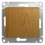 Выключатель 1кл кнопочный с/у дуб механизм Glossa Systeme Electric