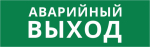 Пиктограмма ДСО-101-IP65-Н "Аварийный Выход" Пиктограмма ДСО-101-IP65-Н "Аварийный Выход"