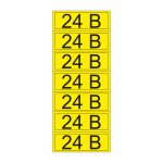 Наклейка знак электробезопасности «24 В» 35х100 мм REXANT (35шт)