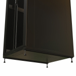 WRline Шкаф напольный 19-дюймовый, 42U, 2055x800х800 мм (ВхШхГ), передняя и задняя распашные перфорированные двери (75%), цвет черный (RAL 9004) (разо WRline Шкаф напольный 19-дюймовый, 42U, 2055x800х800 мм (ВхШхГ), передняя и задняя распашные перфорированные двери (75%), цвет черный (RAL 9004) (разо
