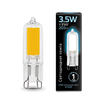 Лампа светодиод 3,5Вт G9 капсула 4100К 260Лм стекло AC185-265V Gauss Black (1/10/200)