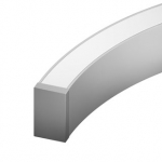 Профиль LINE-3560-BENT-SIDE-2000 ANOD (Arlight, Алюминий)