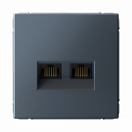 Розетка 2гн комп+комп RJ45+RJ45 с/у грифель механизм кат.6А ArtGallery Systeme Electric (1/5/20) Розетка 2гн комп+комп RJ45+RJ45 с/у грифель механизм кат.6А ArtGallery Systeme Electric (1/5/20)