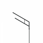 Кронштейн OXOR-SG2-1300x76-L1500 BLACK (Arlight, Сталь)