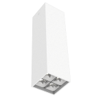 Светодиодный светильник VARTON DL-Box Reflect Multi 2x2 накладной 10 Вт 3000 К 80х80х300 мм RAL9003 белый муар 55° DALI