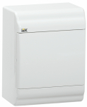 Бокс ЩРН-П-4мод настен пласт бел (дв.белая) IP41 PRIME IEK (1/20)