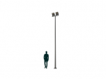 LEADER LED 2x50 D75 4000K K-POLE 5M D114 RAL9005 светильник